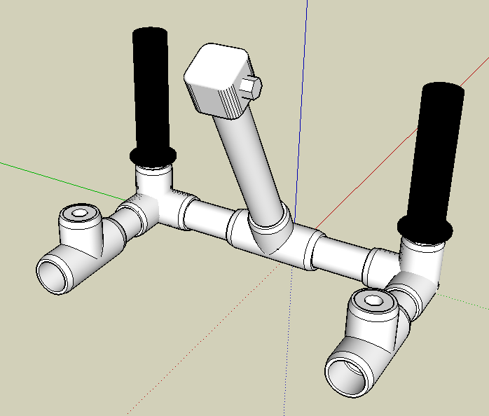 Designing PVC Pipe Based Projects with SketchUp