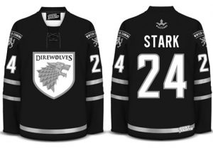 GEEKY JERSEYS Game Of Thrones Hockey Jersey, Size Medium, Night's  Watch 96 SNOW