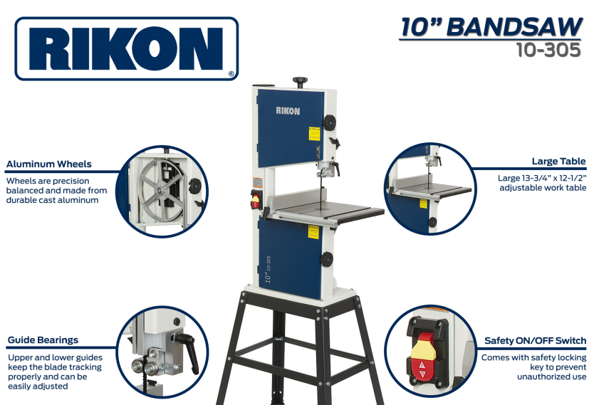 Product Spotlight – Rikon 10″ Bandsaw