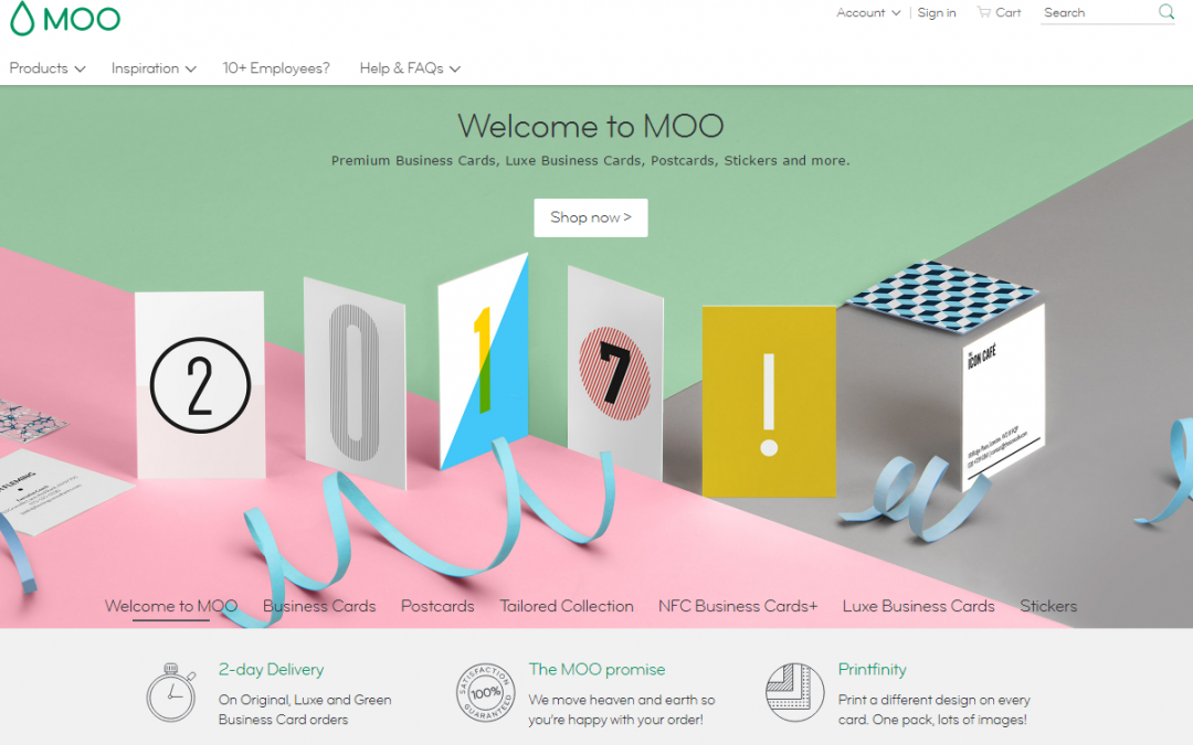 Product Spotlight – Moo Business Cards